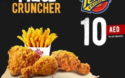 Texas for just AED 10 per meal with the Price Cruncher menu.