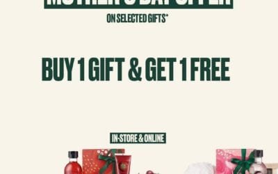 Enjoy Mother’s Day offer! BUY 1 GET 1 FREE. The Body Shop UAE