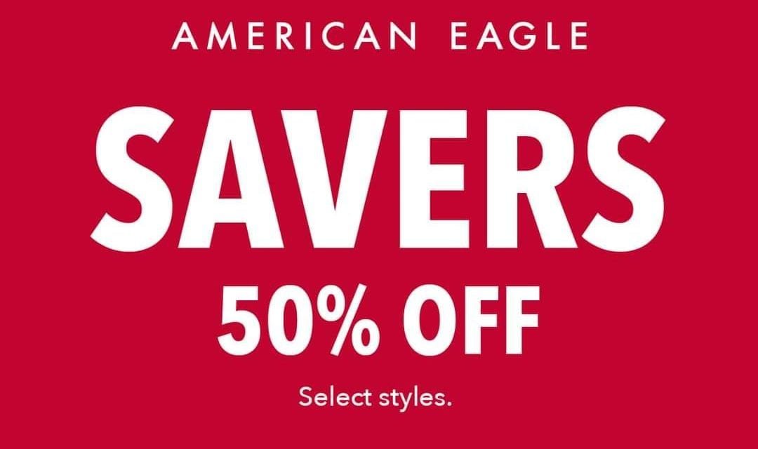 American Eagle and Aerie favorites at 50% off!