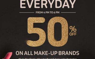 Amazing makeup deals! Enjoy 50% off on all makeup brands at Carrefour.