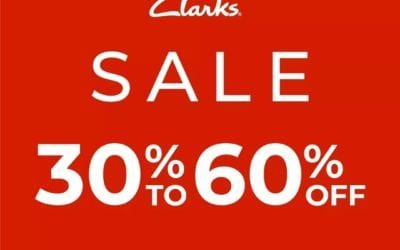 30 – 60% off at Clarks