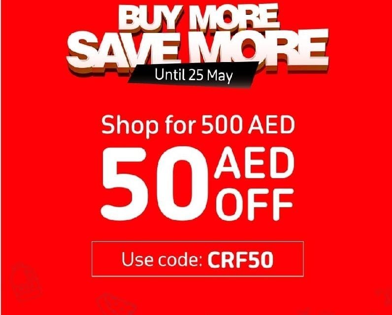 Save more with these promo codes! Save up to 50 AED off when you shop at Carrefour.