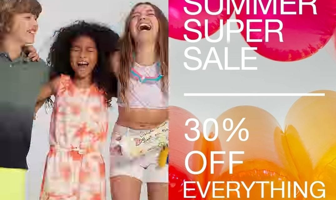 30% OFF EVERYTHING +  Extra 15% With this code at GAP.