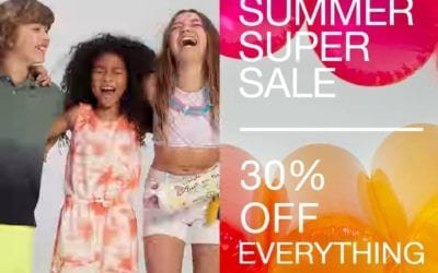 30% OFF EVERYTHING +  Extra 15% With this code at GAP.