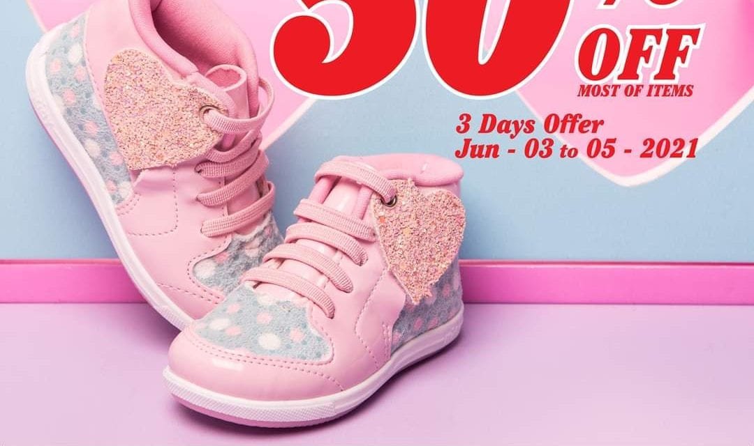 50% OFF from any of the Shoes 4 Us stores across the U.A.E.