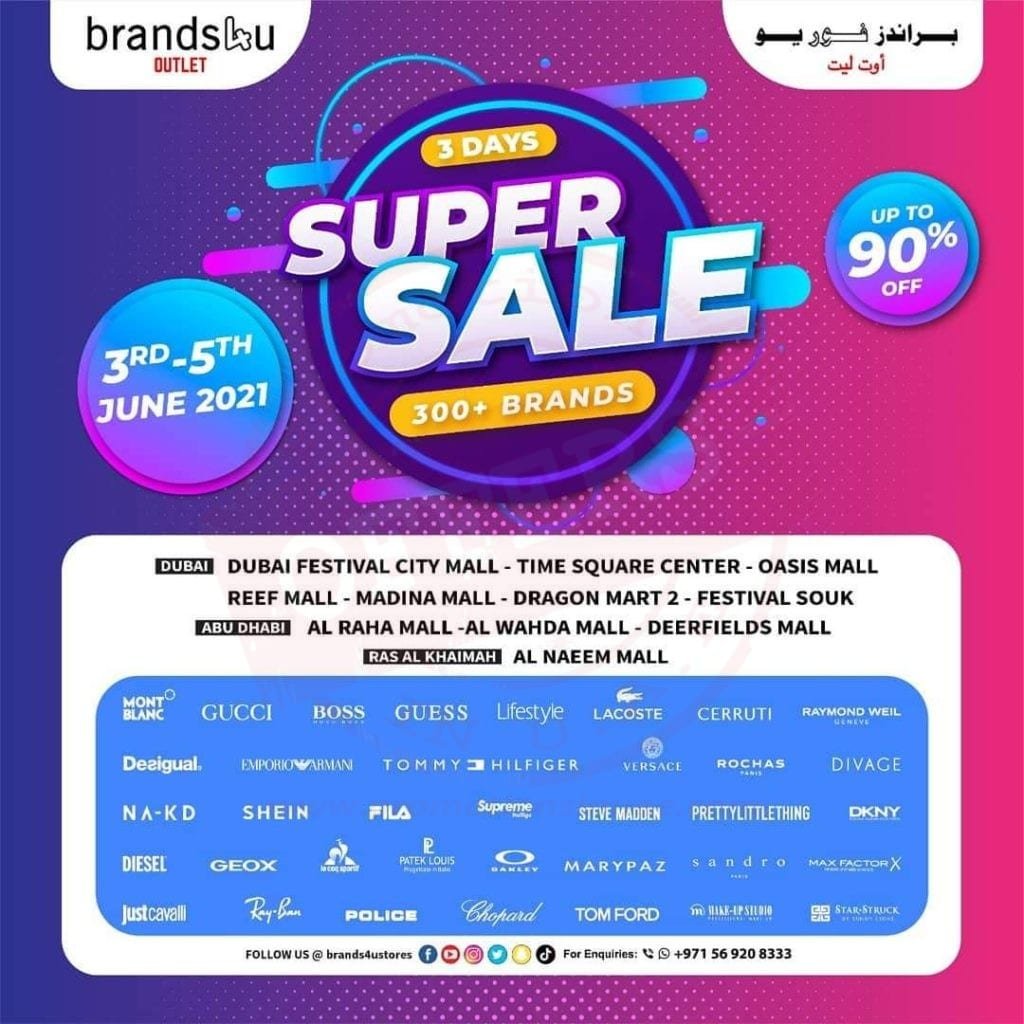 FB IMG 1622712608112 3 Days Super Sale Continues…! UPTO 90% OFF across all brands! Visit Brands4u