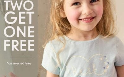 Buy Two Get One Free at Mothercare MENA.