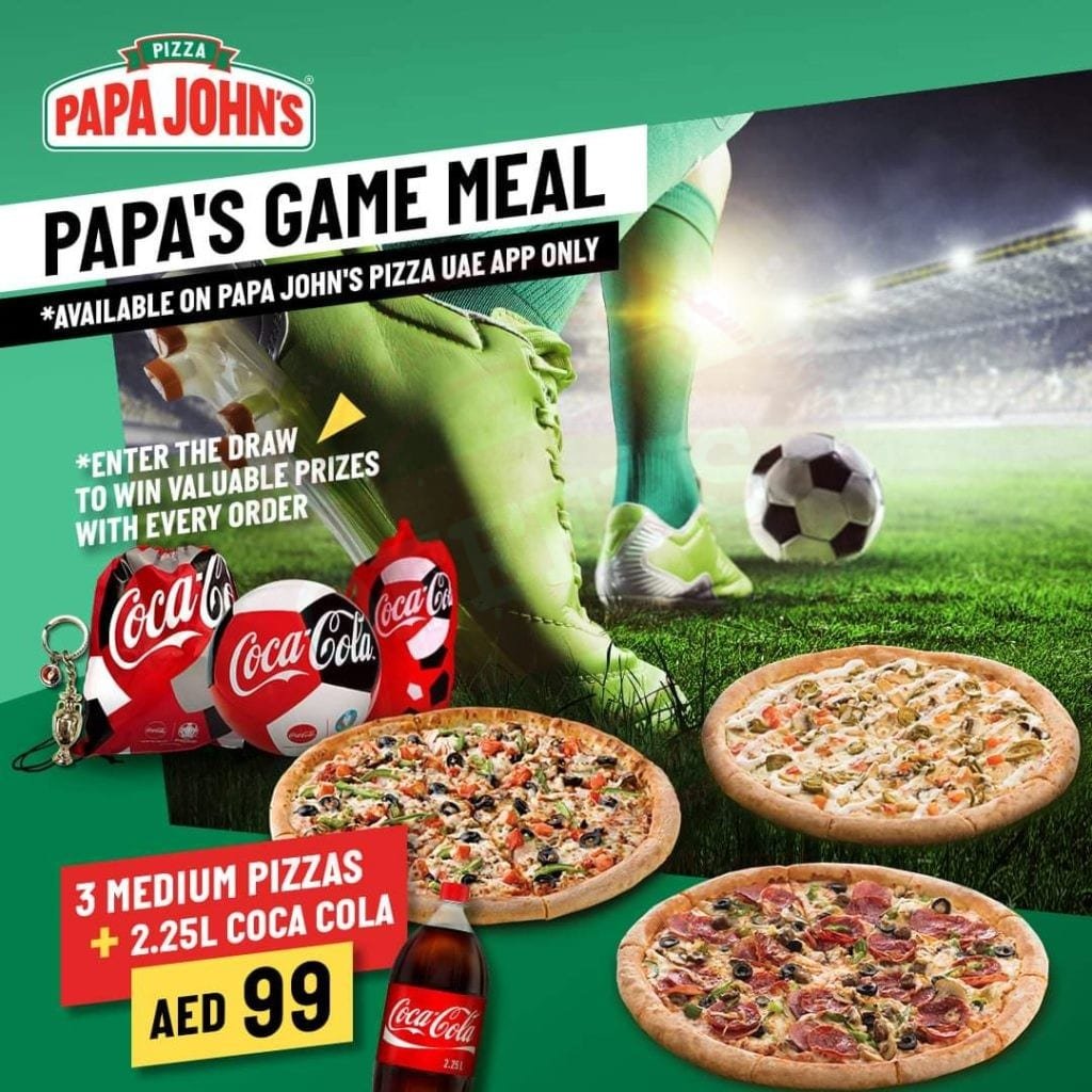 FB IMG 1623319249081 Order. Watch. & Win prizes from Coca Cola & Papa John’s during the UEFA Euro.