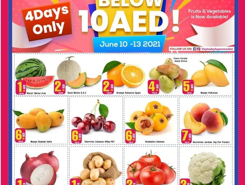 Below 10AED in Day To Day.