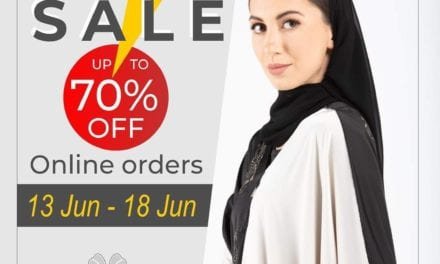 Online flash sale, get up to 70% off on Abayas & Sheilas<br>At Hanayen