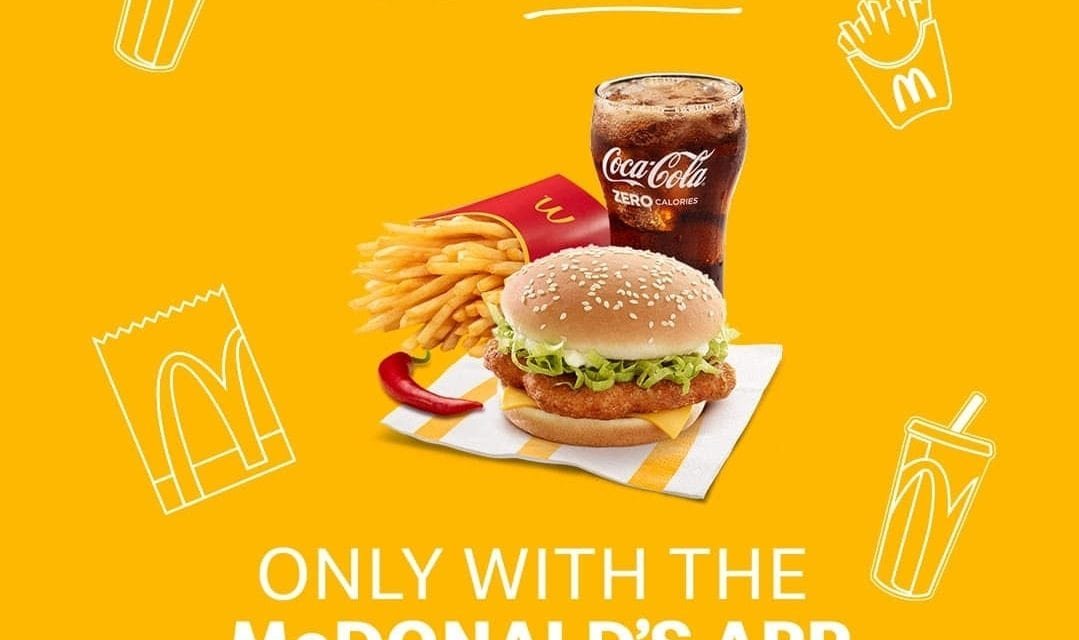 Download the McDonald’s app and get 50% off!