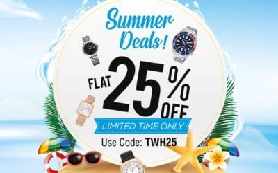 Summer Deals are here! Flat discounts. Visit watches.ae