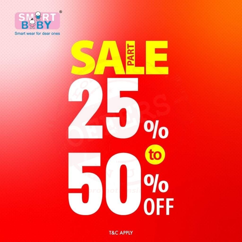 FB IMG 1625729636313 Kickstart your weekend with a delectable partsale at Smart Baby. 25% -50% off.