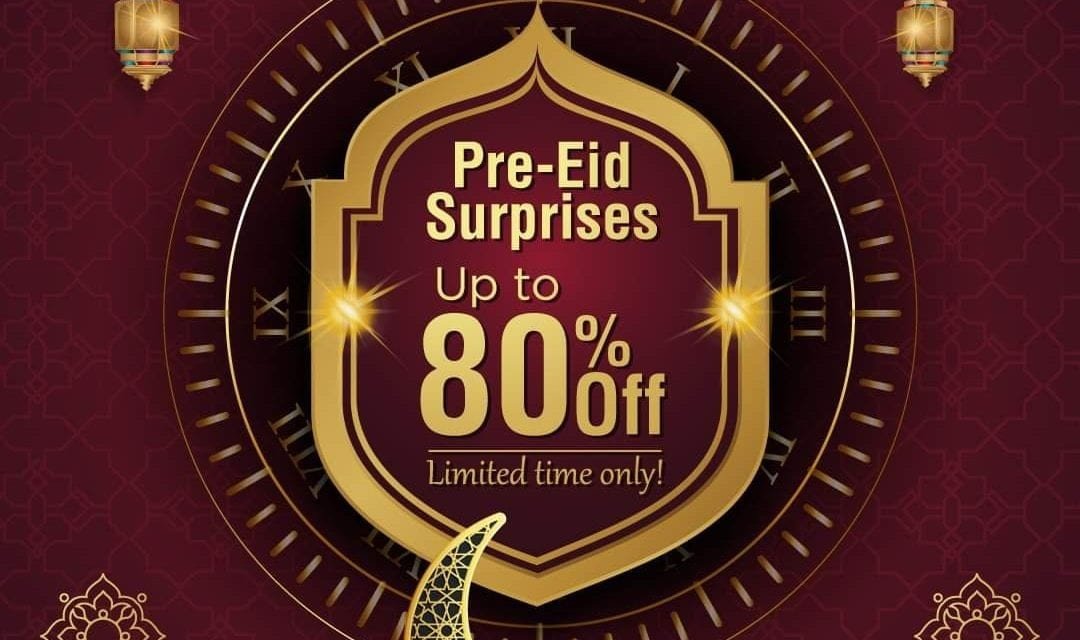 Eid Shopping Spree with The Watch House! Get up to 80% off your watches.
