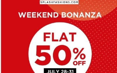 Sale Alert! Get Flat 50% off On Latest Fashion Trends. Shop now at Splash Fashions.