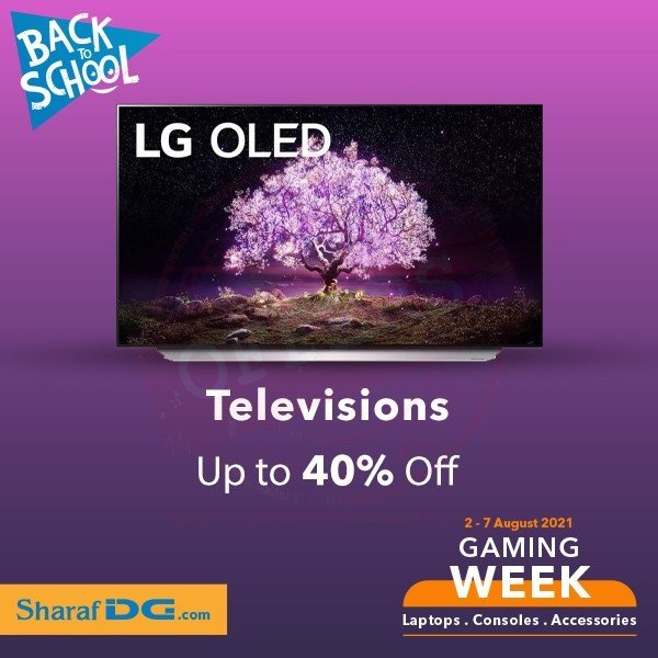 Sharaf dg ONLINE EXCLUSIVE: Gaming week offers on Televisions!