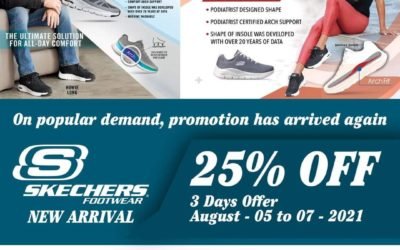 Skechers DEALS Arrived Again! 25% OFF Sale for Skechers brand!