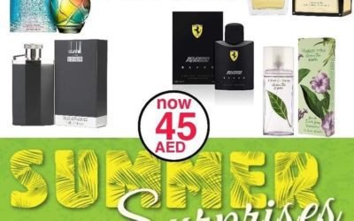 Branded Perfumes are on summer surprises deals!!! Prices starts at 45dhs only!!!