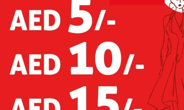 Joanna’s New Exciting Price List! Item on AED 5.00, AED 10.00 & AED 15.00.