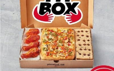 Have your choice of pizza, crust, sides and dessert with the My Box. Now for only 30 AED at Pizza Hut.
