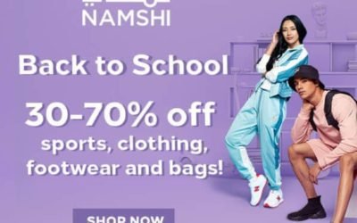 Grab back to school clothing, sportswear, footwear and bags! Shop now at Namshi.