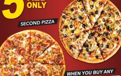 Crazy Deal! Pizza for 5 AED only! Papa Murphy’s