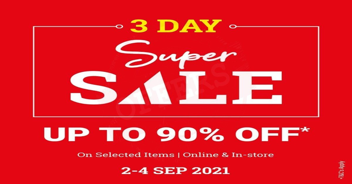 Time to shop ‘til you drop! The final MyDSS sale is on with up to 90% off ! ACE UAE