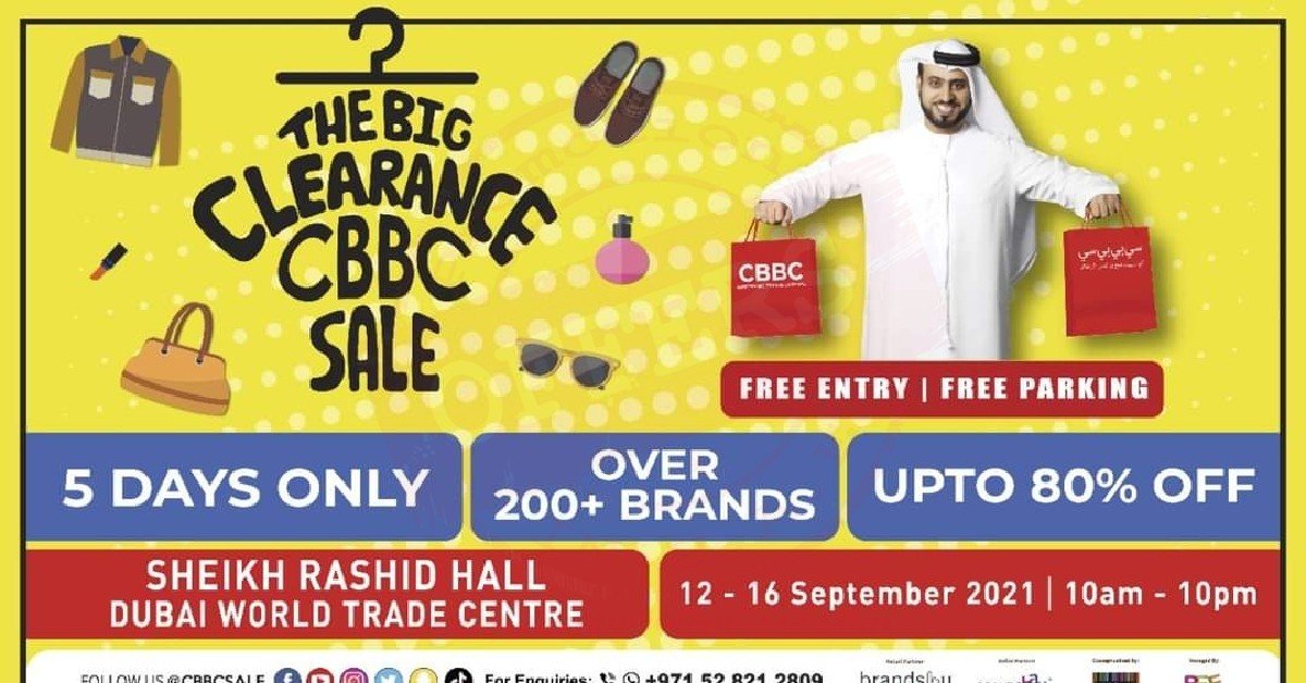 For 5 days, you can  get your favorite brands at great prices with upto 80% OFF! CBBC