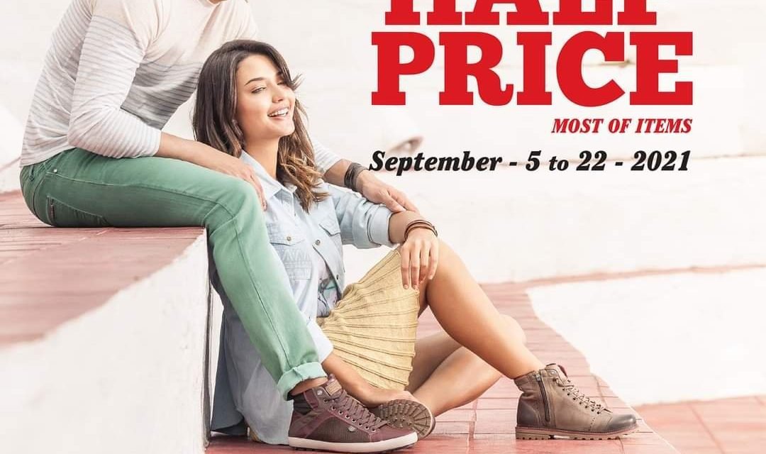 HALF PRICE OFFER! Enjoy half price with a variety of shoes to choose from Shoes4Us.