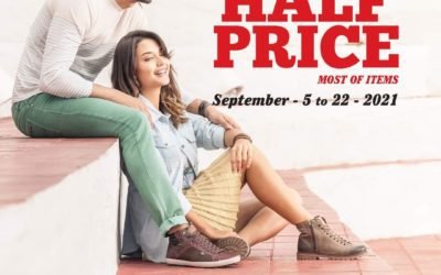 HALF PRICE OFFER! Enjoy half price with a variety of shoes to choose from Shoes4Us.