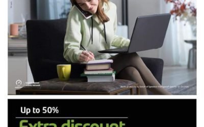 With up to 50% extra discount. Etisalat megasale.