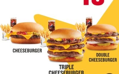 Order your favorite Hardee’s cheeseburger combo starting 13 AED