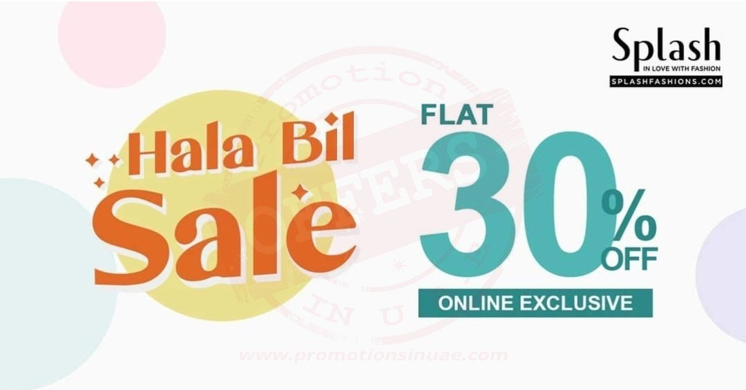 Get Flat 30% Off & Enjoy Trendy Fashion Deals. Use Code & Get Additional AED 50 Off. Splash Fashions