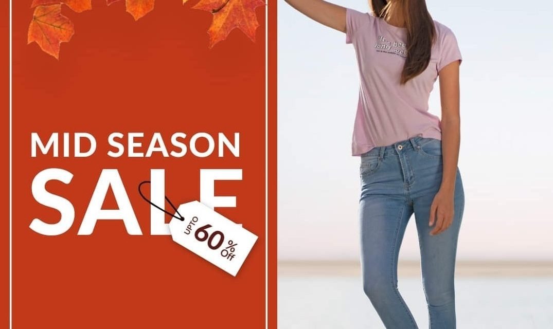 Mid Season Sale!! Upto 60% off on your favorite styles! R&B