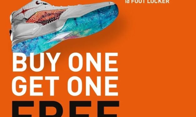 Buy 1 Get 1 free on selected styles!  Shop your favorites from Foot Locker!
