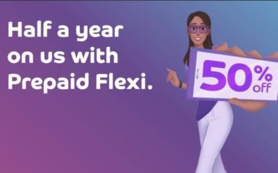 Save big with a 50% discount on du Prepaid Flexi plans. Enjoy loads of minutes, data and more wonderful benefits.