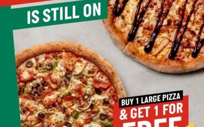 Papa John’s Tuesday offer is still here in 2022. Grab your favorite pizza today and get the second one for free!