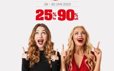 Limited time , unlimited savings. Up to 90% off, on 300+ brands at the 3-day shopping extravaganza.