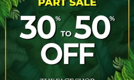 The DSF Part Sale is back. Skin care products from Face Shop at unbelievable rates.