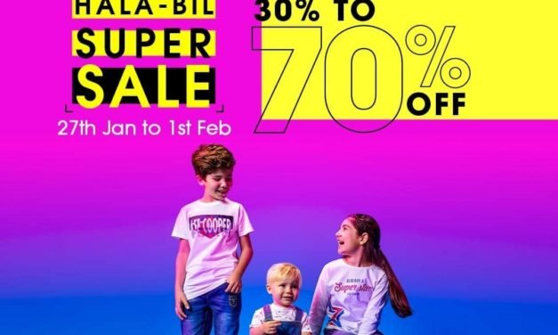 Enjoy While It Lasts! Shop Now And Get Up To 70% Off With The Hala Bil Super Sale.