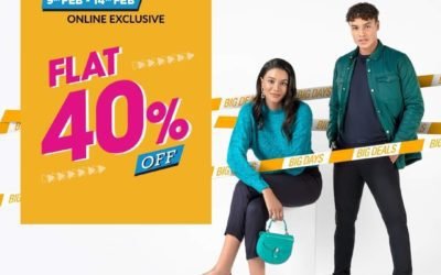 Big Days Big Deals Are Here! Enjoy Flat 40% Off On Your Order.