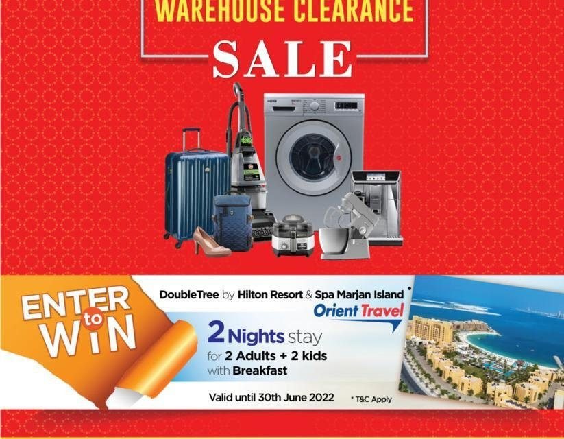 Shop all your favorite products at the exclusive Jashanmal Warehouse Sale!