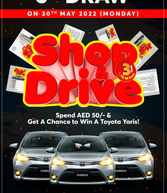 Grand Mall Sharjah Shop & Drive offer