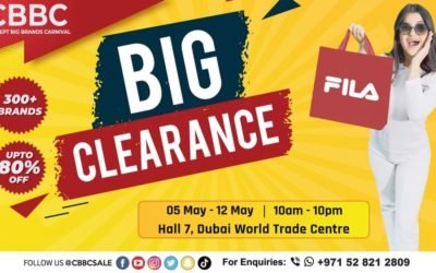 CBBC Big Clearance in Dubai World Trade Centre with over 300 brands at super discounts upto 80%!