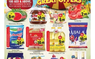 Grab these Amazing Weekend Cool Summer Great Offers at Al Madina Hypermarket, Central Mall, Bur-Dubai. Promotion valid from 17th June to 20th June 2022.