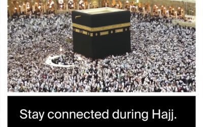 Subscribe to etisalat Hajj pack  and enjoy: 1000 mins & 10GB or 700 mins & 7GB.