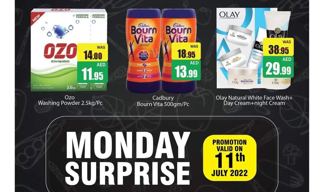 Deal of the Day!! Al Madina Hypermarket. Promotion Valid on 11 July 2022