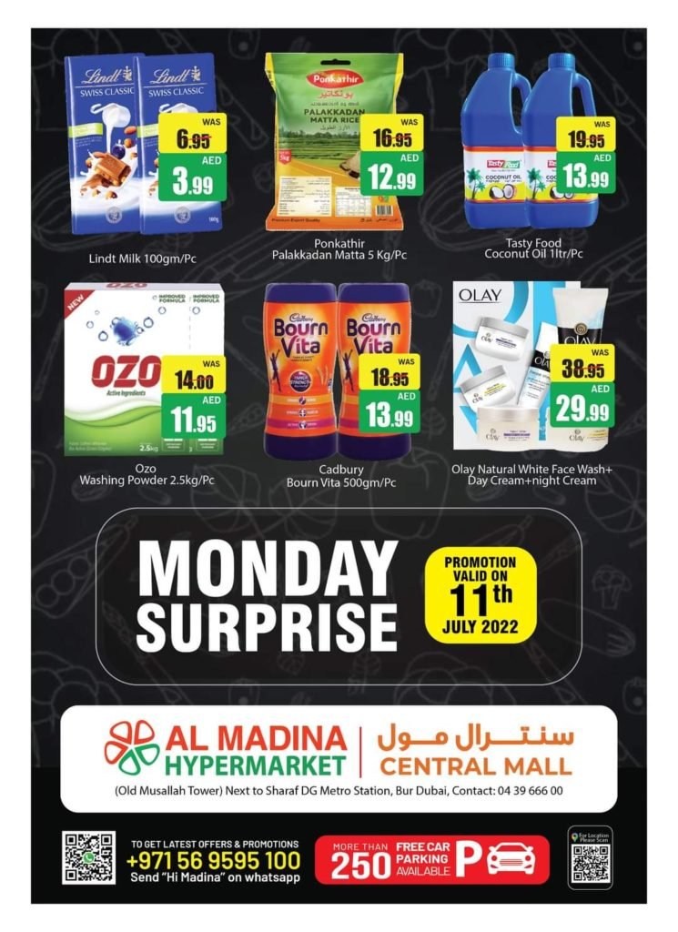 FB IMG 1657544989222 Deal of the Day!! Al Madina Hypermarket. Promotion Valid on 11 July 2022