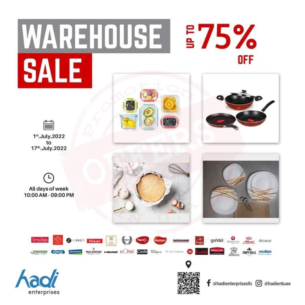 fb img 16567497658028430548838997262234 HADI is back with it's Warehouse Sale. ???? ??% on wide range of collection.