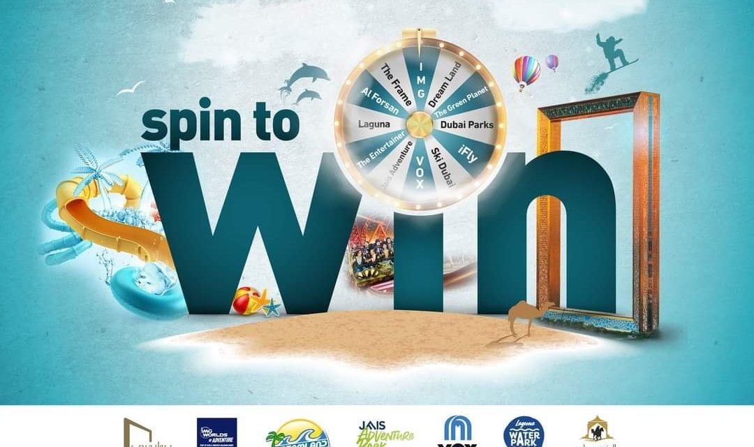 Spin and win! Spend 500AED at Carrefour to get the chance to win.